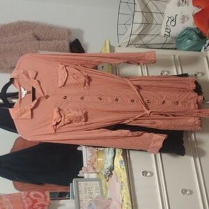 Time and true Coral dress